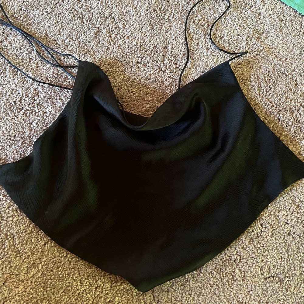 Princess Polly Black Cowl Neck